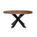 Eettafel Sturdy Rond Mangohout Naturel 150 cm 150x150x76 cm-Eettafels-Livingfurn
