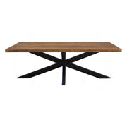 Eettafel Sturdy Spider Mangohout Naturel 160x90x76 cm-Eettafels-Livingfurn