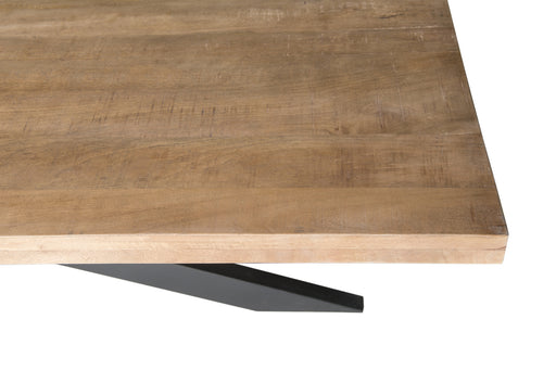 Eettafel Sturdy Spider Mangohout Naturel 240x100x76 cm-Eettafels-Livingfurn