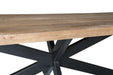 Eettafel Sturdy Spider Mangohout Naturel 240x100x76 cm-Eettafels-Livingfurn