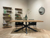 Eettafel Sturdy Spider Mangohout Naturel 240x100x76 cm-Eettafels-Livingfurn