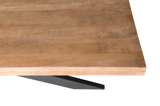 Eettafel Sturdy Spider Mangohout Naturel-Eettafels-Livingfurn