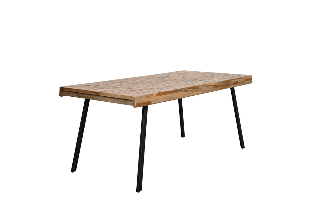 Eettafel Suri Teak Hout Naturel 160x78 cm-Eettafels-Creating Home