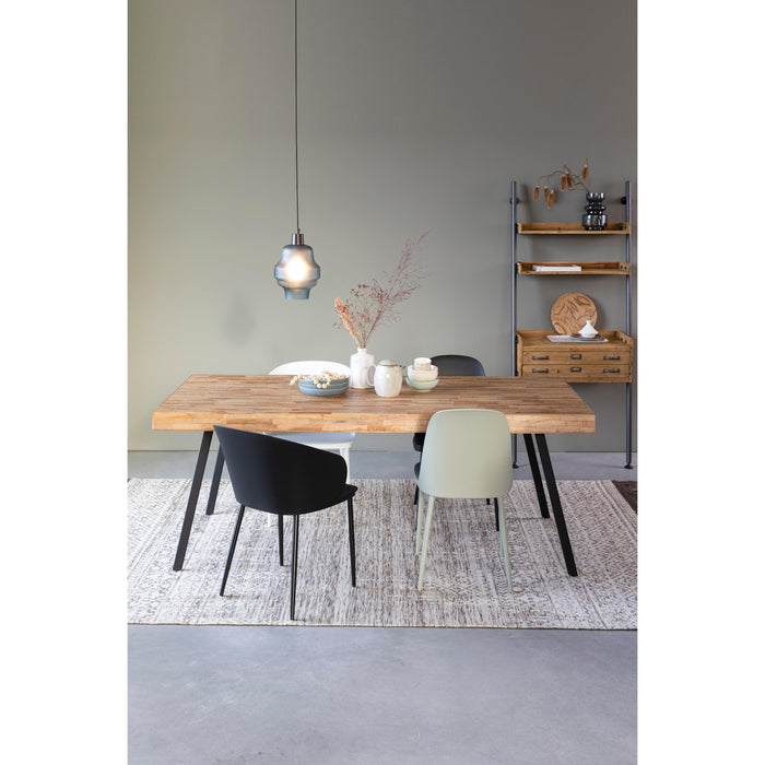 Eettafel Suri Teak Hout Naturel 160x78 cm-Eettafels-Creating Home