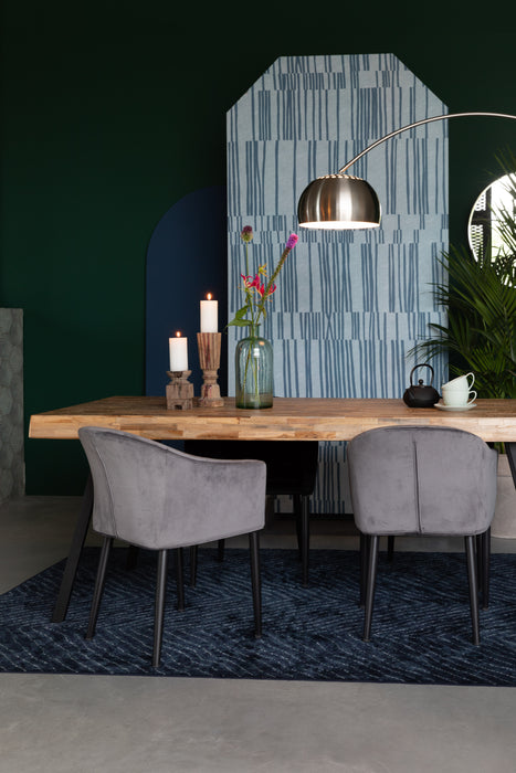 Eettafel Suri Teak Hout Naturel 180x90 cm-Eettafels-Creating Home