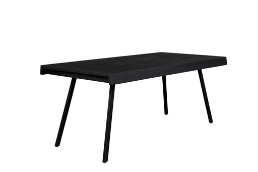 Eettafel Suri Teak Hout Zwart 160x78 cm-Eettafels-Creating Home
