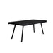 Eettafel Suri Teak Hout Zwart 200x90 cm-Eettafels-Creating Home