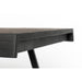 Eettafel Suri Teak Hout Zwart 200x90 cm-Eettafels-Creating Home