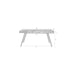 Eettafel Suri Teak Hout Zwart 220x100 cm-Eettafels-Creating Home