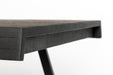 Eettafel Suri Teak Hout Zwart 220x100 cm-Eettafels-Creating Home
