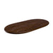 Eettafel Tafelblad Halve Cirkel Mangohout Espresso 200x1 18094349-Ovale tafelbladen-LABEL51