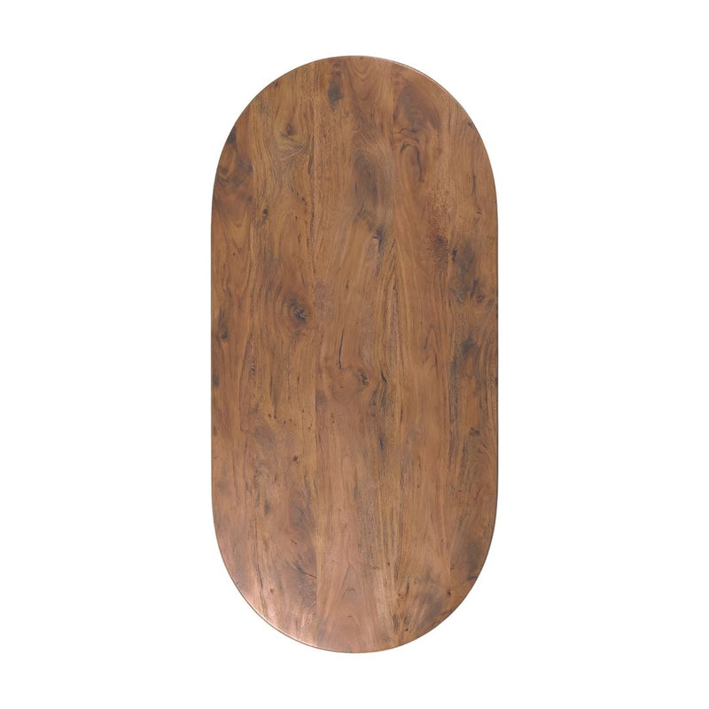 Eettafel Tafelblad Halve Cirkel Mangohout Nature smooth-Ovale tafelbladen-LABEL51