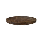 Eettafel Tafelblad Rond Mangohout Espresso 120x120-Ronde tafelbladen-LABEL51