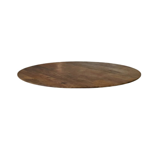 Eettafel Tafelblad Rond Mangohout Nature Smooth 130x130 18094434-Ronde tafelbladen-LABEL51