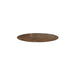Eettafel Tafelblad Sloppy Edge Mangohout Espresso 110x110x3 cm-Organische tafelbladen-LABEL51