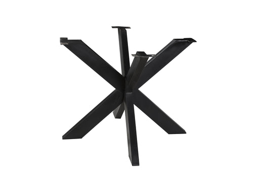 Eettafel Tafelpoot Spider Zwart 130 cm 130x130x75 cm-Tafelpoten-Livingfurn