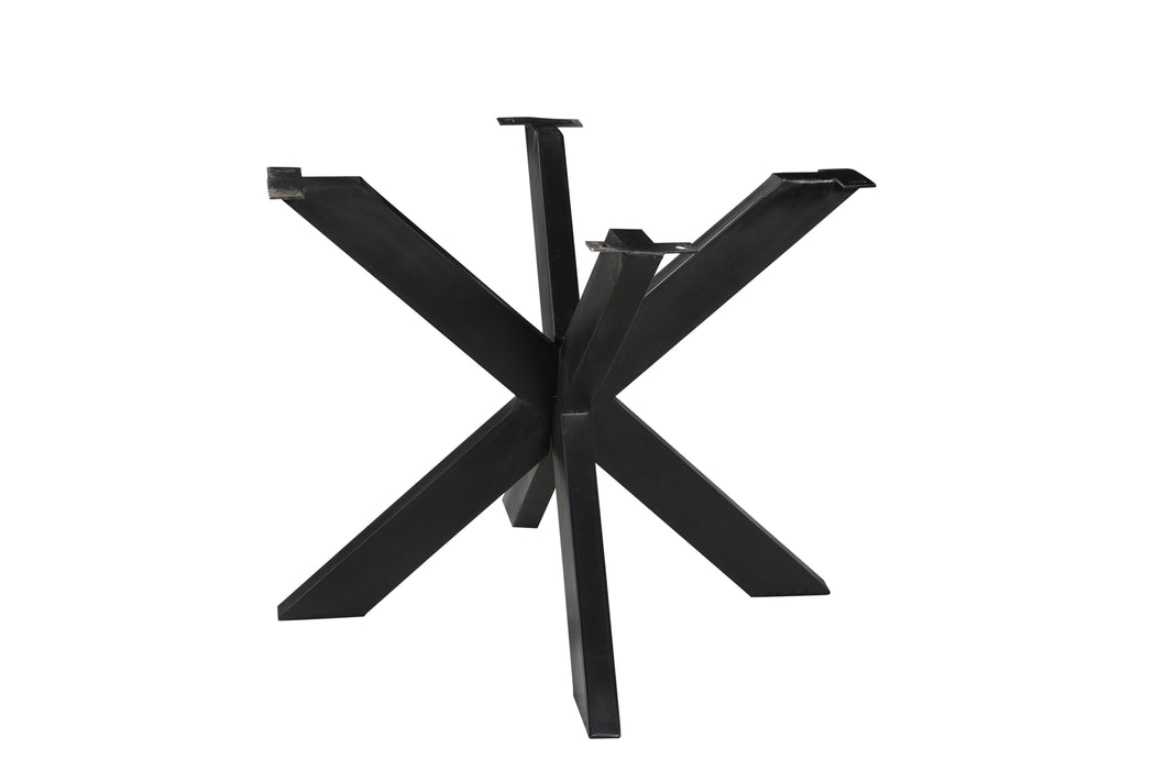 Eettafel Tafelpoot Spider Zwart 95 cm 95x95x72 cm-Tafelpoten-Livingfurn