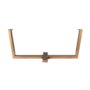 Eettafel Tafelpoten Brons Metaal 180x80 cm-Eettafels-Starfurn