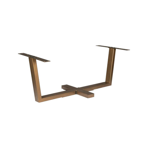 Eettafel Tafelpoten Brons Metaal 180x80 cm-Eettafels-Starfurn