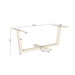 Eettafel Tafelpoten Zand Metaal 180x80 cm-Eettafels-Starfurn