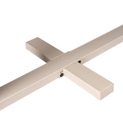 Eettafel Tafelpoten Zand Metaal 180x80 cm-Eettafels-Starfurn