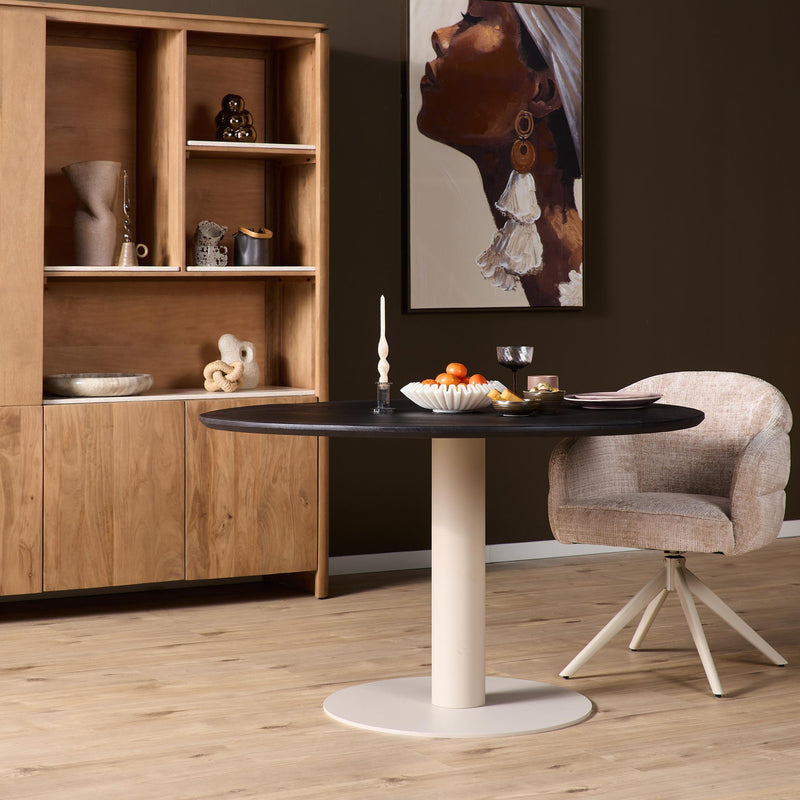 Eettafel Tafelpoten Zand Metaal 70 cm STF 70x70x73 cm STF-0007-Eettafels-Starfurn