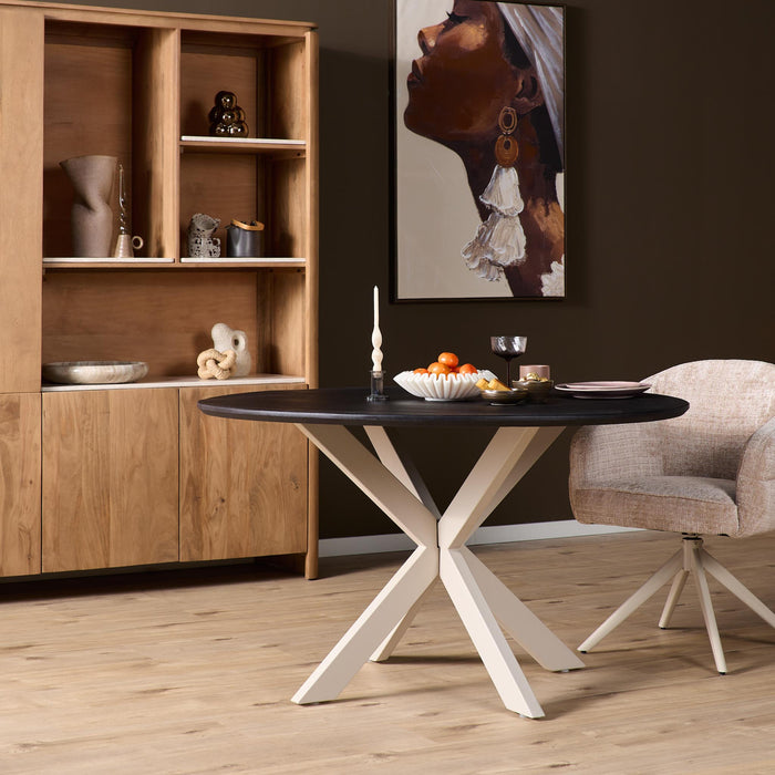 Eettafel Tafelpoten Zand Metaal 70 cm - STF-Eettafels-Starfurn