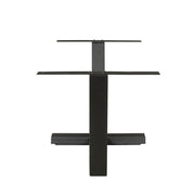 Eettafel Tafelpoten Zwart Metaal 180x80 cm-Eettafels-Starfurn