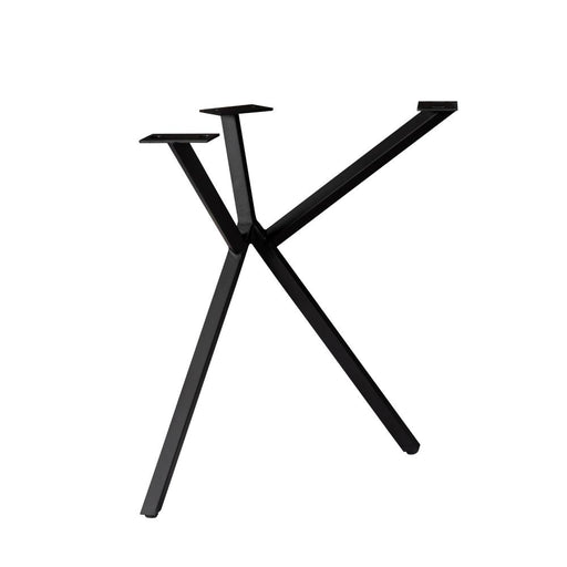 Eettafel Tafelpoten Zwart Metaal 53x71 cm-Eettafels-Starfurn