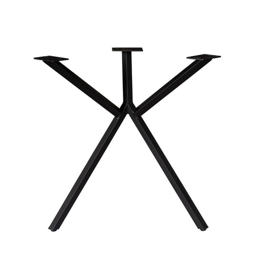 Eettafel Tafelpoten Zwart Metaal 53x71 cm-Eettafels-Starfurn