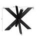 Eettafel Tafelpoten Zwart Metaal 70 cm - STF-0014-Eettafels-Starfurn