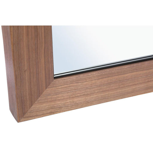 Eettafel Tiess Naturel Houten Fineer Spiegel Straight Frame - 731236-Spiegels-PTMD