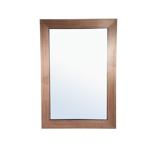 Eettafel Tiess Naturel Houten Fineer Spiegel Straight Frame - 731236-Spiegels-PTMD