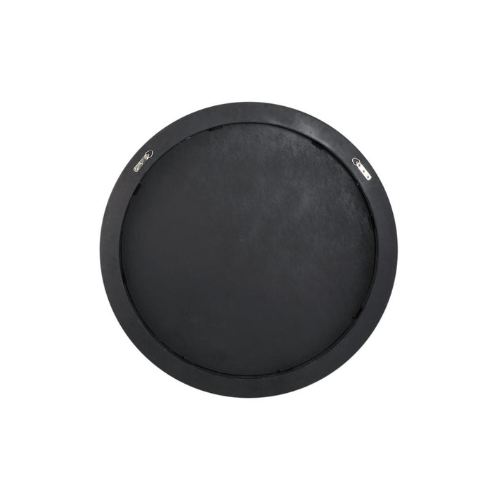 Eettafel Tiess Naturel Rond Houten Fineer Spiegel S-Spiegels-PTMD