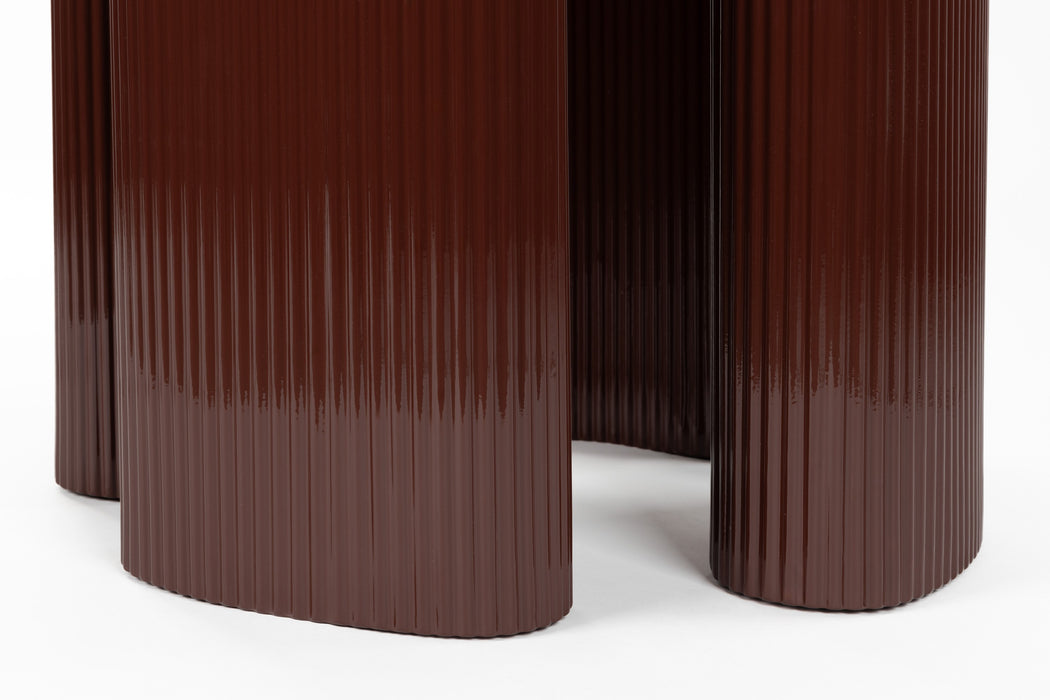 Eettafel Timo MDF Rood 110 cm – detail 2