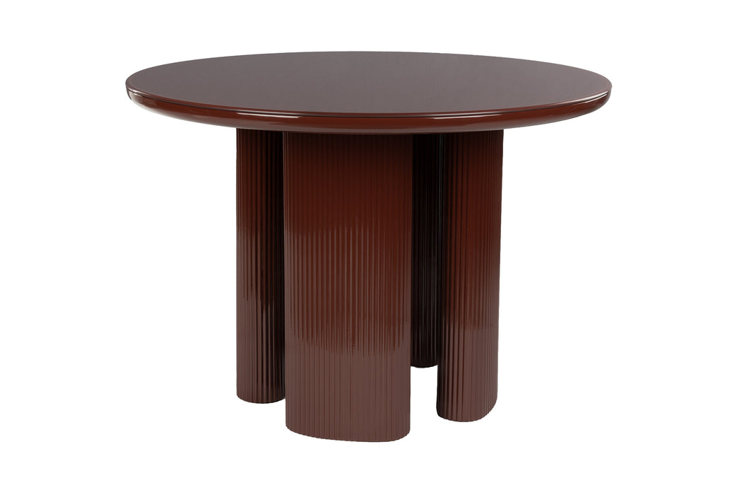 Eettafel Timo MDF Rood 110 cm – hoofdfoto