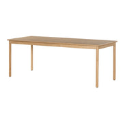 Eettafel Tobago Eikenhout fineer Naturel hout 220x90 cm-Eettafels-Livingfurn