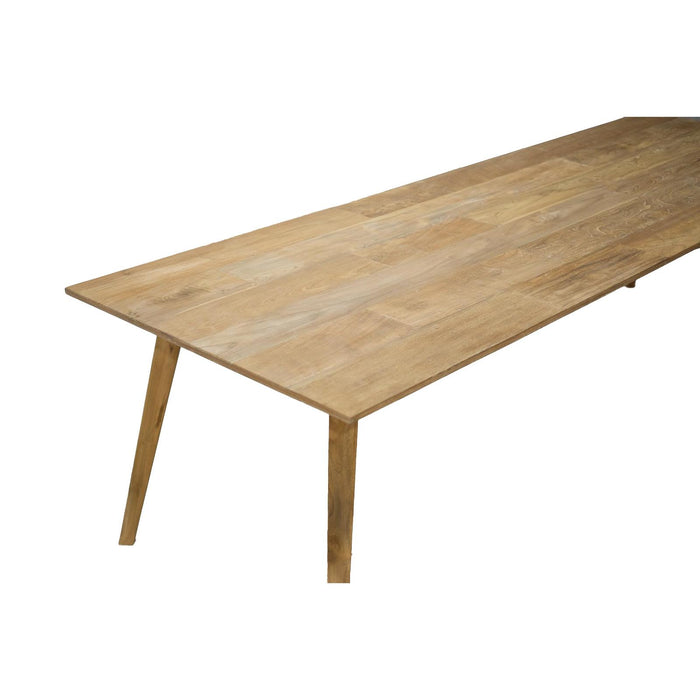 Eettafel Tomar Teakhout Naturel hout 220x100 cm-Eettafels-Livingfurn