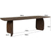 Eettafel Trevor Mangohout Naturel 280cm-Eettafels-Livingfurn