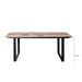 Eettafel Valdez Mangohout Naturel hout 200x100 cm-Eettafels-Livingfurn