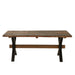 Eettafel Verouderd hout bruin-Eettafels-J-Line