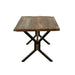 Eettafel Verouderd hout bruin-Eettafels-J-Line