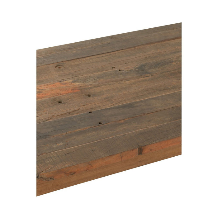 Eettafel Verouderd hout bruin-Eettafels-J-Line