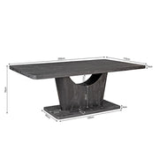 Eettafel Voco 240 cm Bruin 240x110x76 cm-Eettafels-Starfurn