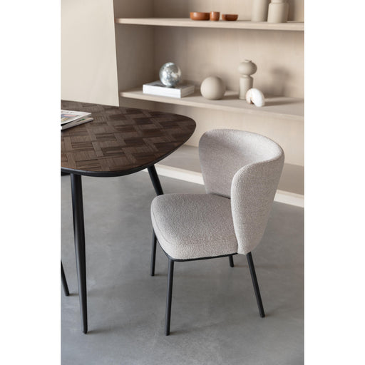 Eettafel Webster Rectangular Teak Hout Bruin 90x180 cm-Eettafels-Creating Home