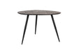 Eettafel Webster Rond Teak Hout Bruin 111x76 cm-Eettafels-Creating Home