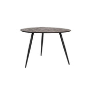 Eettafel Webster Rond Teak Hout Bruin 111x76 cm-Eettafels-Creating Home