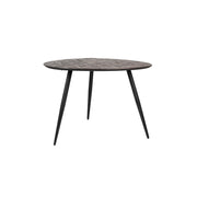Eettafel Webster Rond Teak Hout Bruin 111x76 cm-Eettafels-Creating Home