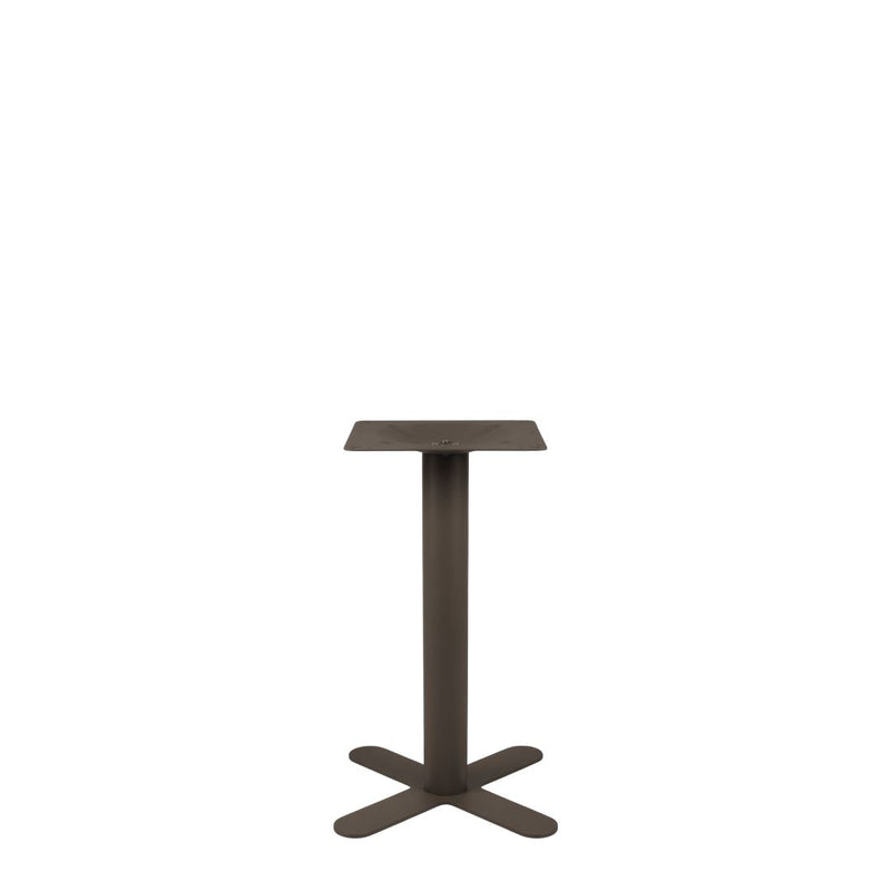 Eettafel X-Poot Metaal Brons 50x50x72 cm-Eettafels-LABEL51