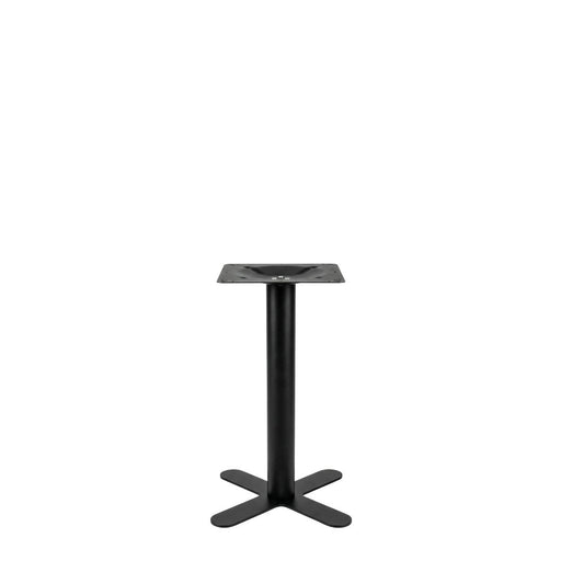 Eettafel X-Poot Metaal Zwart 50x50x72 cm-Eettafels-LABEL51